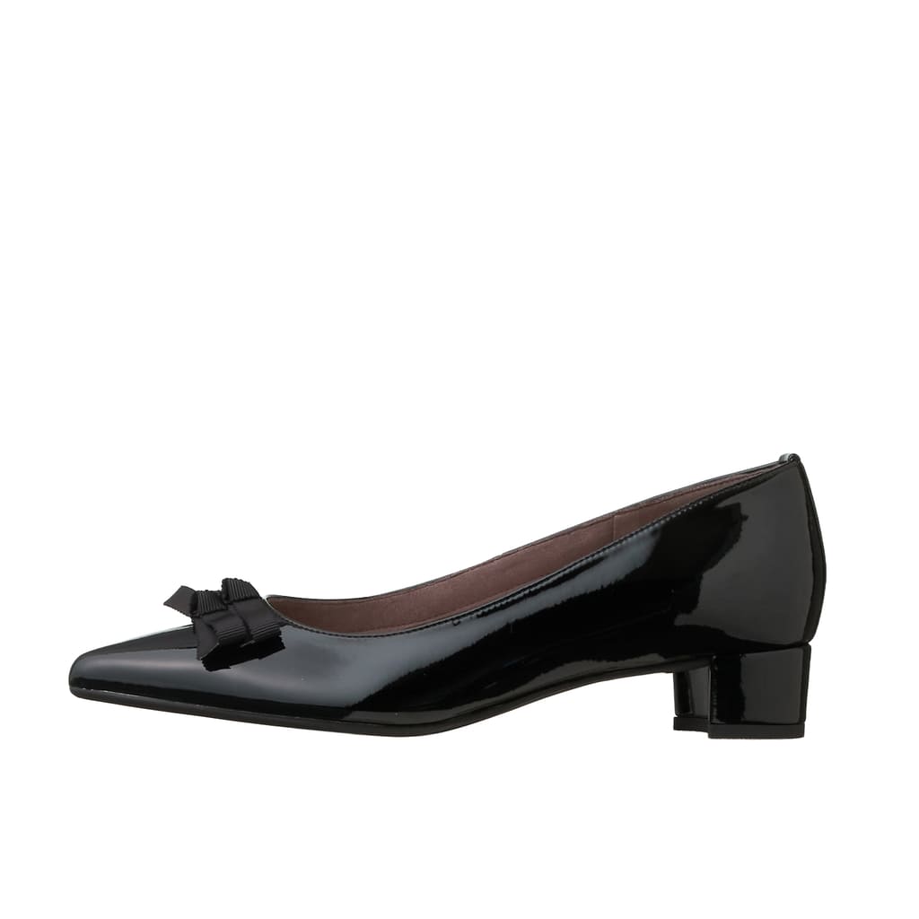 DIANA ブラック ハイヒール リボン付き 靴・バッグのダイアナ通販サイト ｜ RT13773: シューズ 【dianashoes.com】
