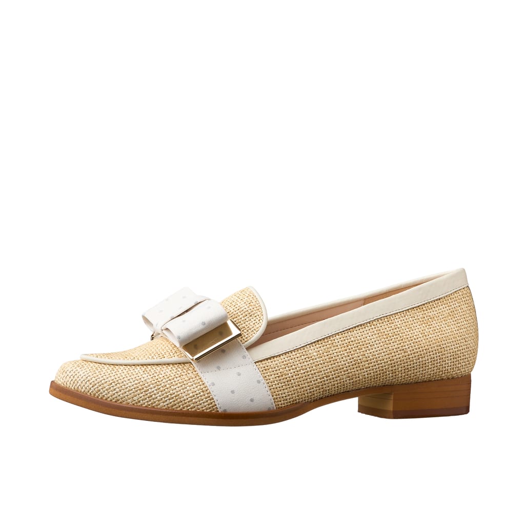 ダイアナ　フラットシューズ　アイボリーパナマキジ 靴・バッグのダイアナ通販サイト ｜ KW42307: シューズ 【dianashoes.com】