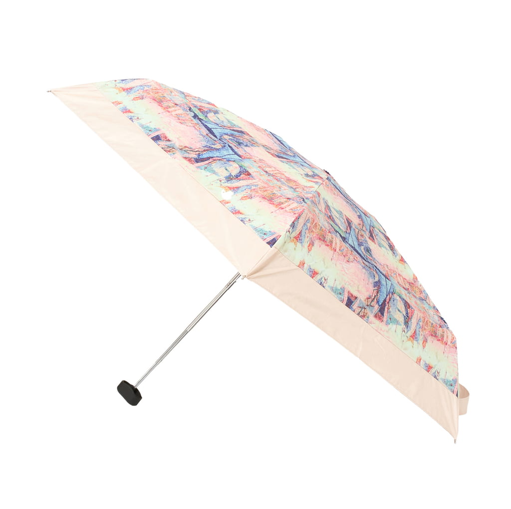 CAT ART】 キャットアート 晴雨兼用 折りたたみ傘（傘袋付き）プラハ聖